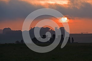 Dawn at Stonehenge