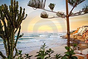 Dawn surf at Taghazoute in morocco