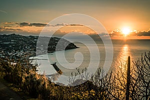 Dawning in Bordighera, Italy