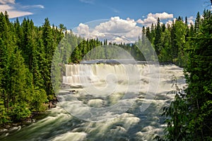 Dawson Falls on the Murtle River in Canada