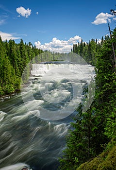 Dawson Falls on the Murtle River in Canada