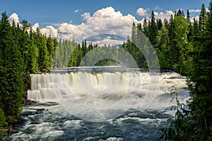 Dawson Falls on the Murtle River in Canada