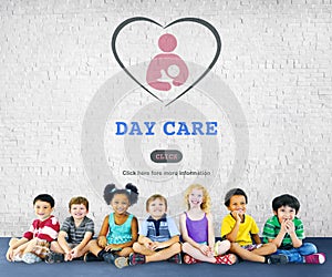 Day Care Babysitter Nanny Nursery Love Motherhood Concept