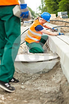 Day at construction site