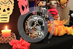 Day of the Dead Altar and decorations