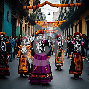 A Day of the Dead celebration.