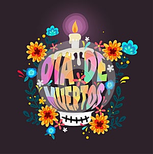 Day of the dead celebration print