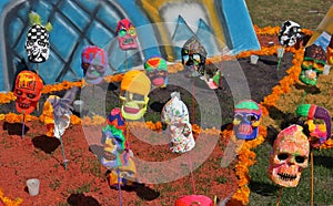 Day of the Dead celebration at UNAM in mexico city I photo