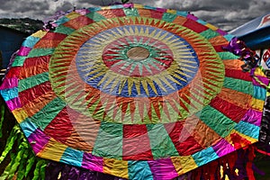Day of the Dead Celebrations: Giant kites and Colorful Cemeteries in the Mayan highlands of Guatemala photo