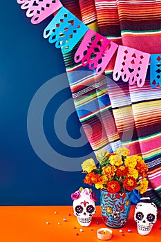 Day of the dead, Dia De Los Muertos Celebration Background