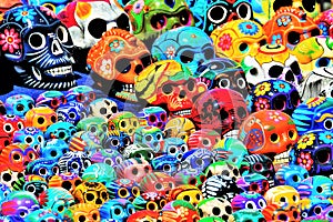 Day of the Dead (Dia de los Muertos) Skulls