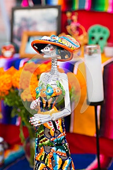 Day of the dead skeleton photo