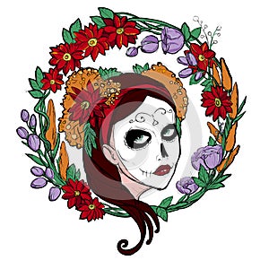 Day of the Dead woman