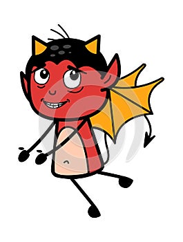 Day Dreaming Devil cartoon