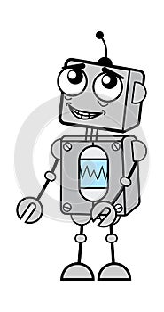 Day Dreaming Robot cartoon