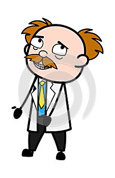 Day Dreaming Scientist cartoon