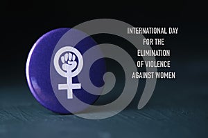 Day for the elimination of violence against women