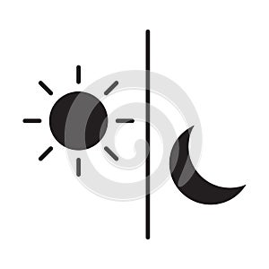 Day and Night icon vector for your web design, logo, infographic, UI. illustration