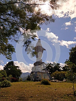 During the day at the Nilo hill spiritual tourist spot