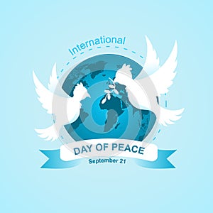 Day of peace illustration vector AD242 photo