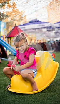 Day at playground.