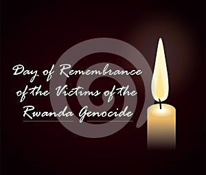 Day of remembrance of the victims of the Rwanda Genocide