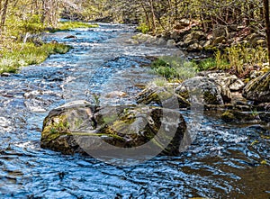 Day by the river in central new england