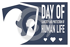 Day of Sanctity and Protection of Human Life background photo