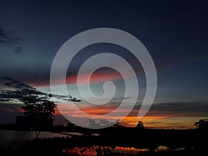 When the day slows down and the sky lights up