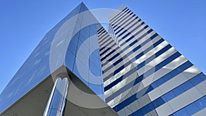 Day time image of a modern commercial building