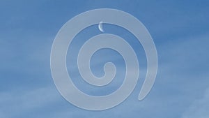 Day time moon