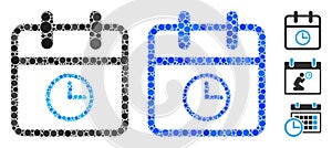 Day Time Mosaic Icon of Circle Dots