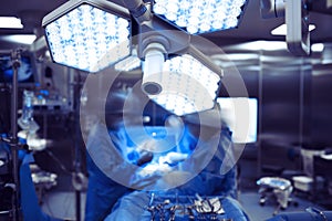 Day-to-day work of surgeon team in the advanced operating room