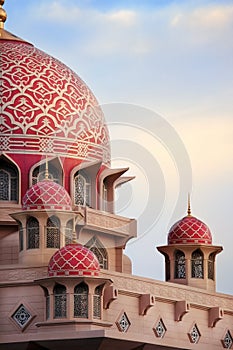 Day view of Putrajaya Mosque Malaysia