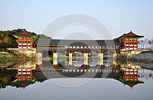 Day view of Woljeonggyo Bridge, Gyeongju, South Korea