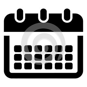 4 Day Workweek Calendar silhouette photo