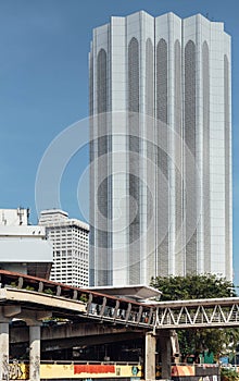 Dayabumi Complex building in the morning in Kuala Lumpur, Malaysia