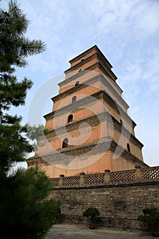 Dayan tower , Big Wild Goose Pagoda
