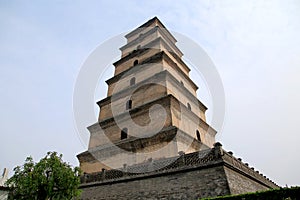 Dayan tower , Big Wild Goose Pagoda