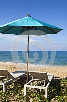 Daybeds on the Beach