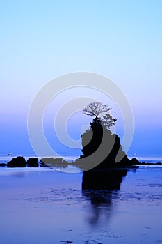 Daybreak at the Amaharashi coast photo