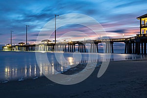 Daybreak on Atlantic Ocean Coast Outer Banks NC