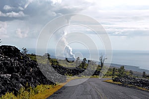 Daybreak on Kilauea