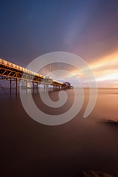 Daybreak at Mumbles pier