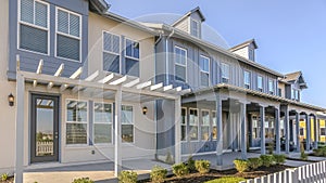 Daybreak Utah community with view of townhouses