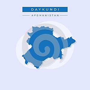 Vector illustration vector of Daykundi map Afghanistan
