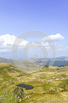 Daylight picturesque view to rocky mountains