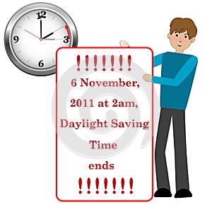 Daylight saving time.