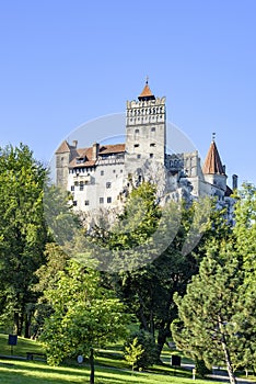 Daylight summer view to Bran Castle