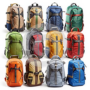 Daypacks isolated on white
